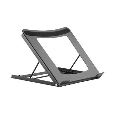 Imagem de Suporte de Mesa Dobrável para Notebook, 10" a 15", 5 Níveis de Altura 