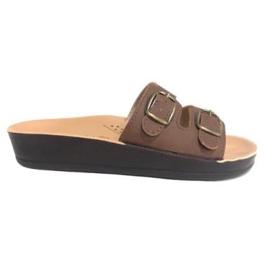 Imagem de Chinelo Feminino Confortável Ajustável Calce Fácil Leve Ortopédico par