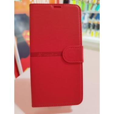 Imagem de Capa Capinha Carteira Flip  Celular Xiaomi Mi 7 - Mustang, Vermelho