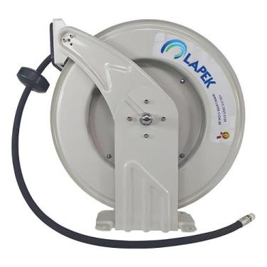 Imagem de Carretel Retratil Para Graxa Ar ou Agua Mangueira 1/4 - 15MTS - LPK-12