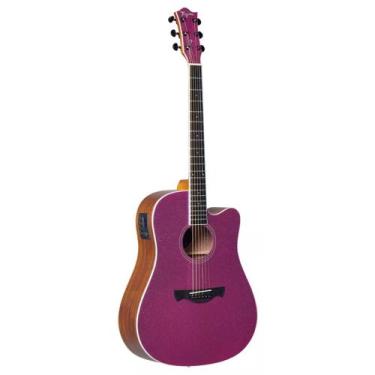 Imagem de Violão Tagima Safir Dreadnought DPSK Deep Purple Sparkle