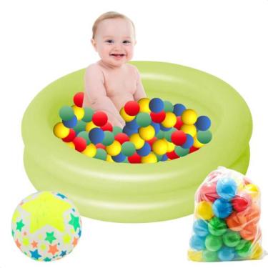 Imagem de Piscina Inflável Bebe 28L Bolinhas Bola Praia Infantil - KIDSBEHAPPY, 