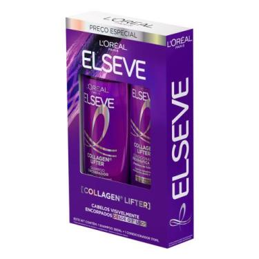 Imagem de Shampoo L'oréal Paris Elseve Collagen Lifter 385ml e Condicionador 170