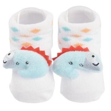 Imagem de Meia Masculina Bichinho PIMPOLHO Cor:Branco/CamaleãoTamanho:00-15, Bra