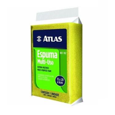 Imagem de Esponja Bloco de Espuma Multiuso para Uso Geral - Atlas