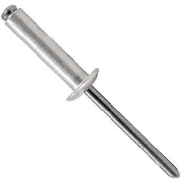 Imagem de Rebite de Fixação POP Alumínio 4,8x12mm para Unir Componentes com Praticidade e Eficiência Worker 500