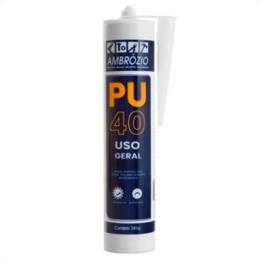 Imagem de Cola Selante PU40 Multiuso 380g  Vedação e Fixação  Branco, Cinza ou P