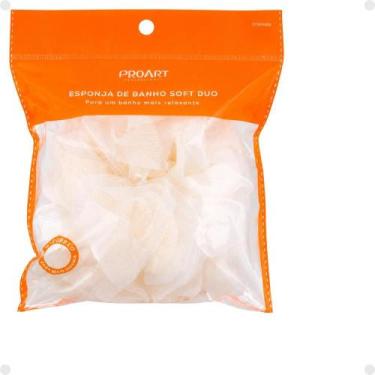 Imagem de Esponja De Banho Proart Soft Duo Off White Edb06bb