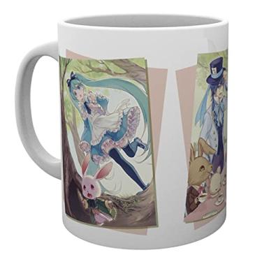 Imagem de ABYSTYLE Hatsune Miku Wonderland Caneca de cerâmica para café e chá 283 g Anime Mangá Drinkware Micro-ondas Lavável na Lava-louças Casa e Cozinha Essenciais Presente