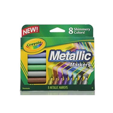 Imagem de CRAYOLA Marcadores Metálicos Crayola Llc 8 Cores (Conjunto De 3) Multicolorido