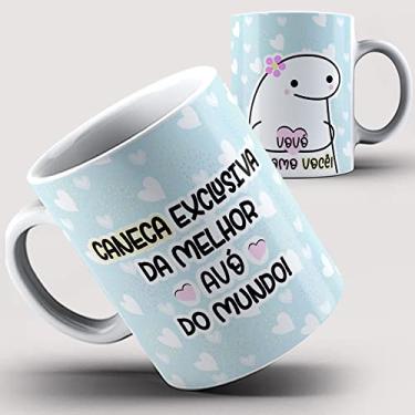 Imagem de emi estampas Caneca Melhor Avó do Mundo 61i - Porcelana - Cerâmica - 325 ml