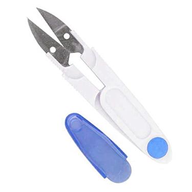 Imagem de Tesoura Tecelão Arremate de Costura Com Tampa Protetora 12cm