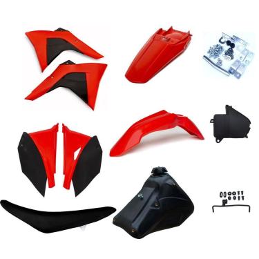 Imagem de Kit Plástico Amx Adaptável Completo Crf 230 P/ Xr 200 Xr 250