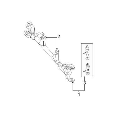 Imagem de Bucha para braço de controle de suspensão Mopar 5208 8214