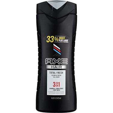 Imagem de Axe Shampoos 3 em 1 + Condicionador + Sabonete Corporal, Fresco, 40 ml (pacote com 2)