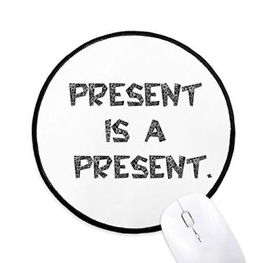 Imagem de DIYthinker Presente é um tapete de mouse pad de mesa de escritório tapete redondo para computador