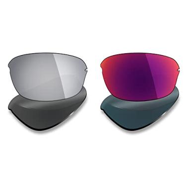 Imagem de Mryok 2 pares de lentes polarizadas de substituição para óculos de sol Oakley Half Wire 2.0 – Opções