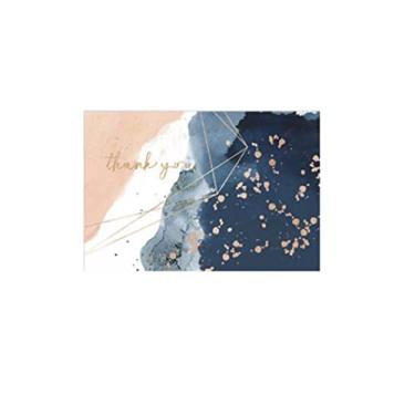 Imagem de Cartões de Natal com envelopes vermelhos feitos à mão sortidos cartões comemorativos em caixa