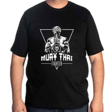 Imagem de Camisa Camiseta Plus Size Academia Muay Thai Jiu Jitsu Lutas - Adquiri