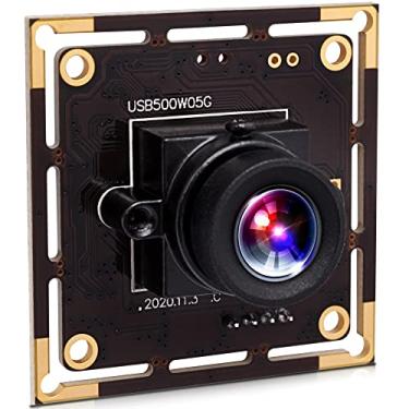Imagem de ELP Módulo de câmera USB grande angular de 5 MP para computador e câmera Raspberry Pi Mini UVC USB2.0 PC 100 graus baixa distorção placa de webcam MI5100 Lightburn câmera gravador a laser para laptop