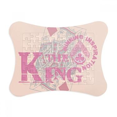 Imagem de Rei baralho de cartas de jogo padrão de utensílios de jogo moldura de quebra-cabeça decoração de imagem ornamento de jogo
