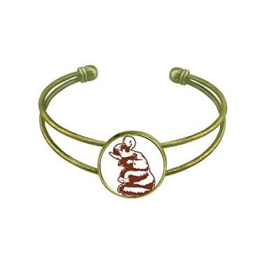 Imagem de Bracelete retrô de escultura tailandesa da Tailândia com cultura de alfândega