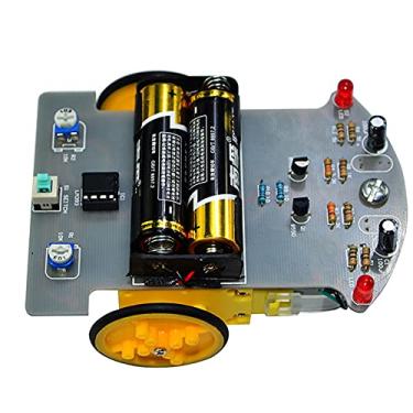 Imagem de Seguinte Rastreamento Carro Inteligente diy buliding robot Kit Patrulha Soldar Toy Projeto Seguinte Robô para Stem Science