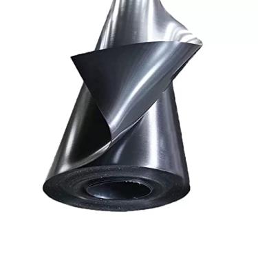 Imagem de Peles de lagoa, forro de lagoa preto flexível durável HDPE resistente forro de plástico para lagoas de peixes, recursos de água, fontes, cachoeira e jardins aquáticos WMEIE (Cor: preto, Tamanho: 4x12m)