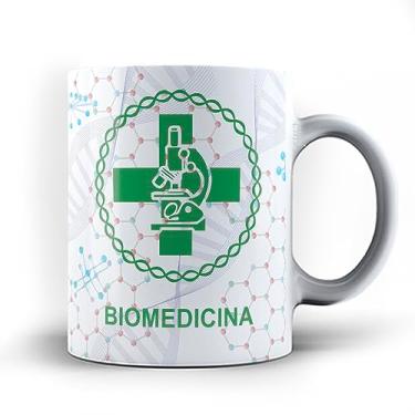 Imagem de Caneca xicara profissão Biomedicina 23 (Branca)