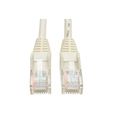 Imagem de Tripp Lite Cat5e 350MHz Cabo de patch moldado sem aro (RJ45 M/M) - Branco, 50 pés.(N001-050-WH)