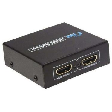 Imagem de Splitter Hdmi 1X2 Distribuidor Duplicador 1.3 Full Hd 1080P