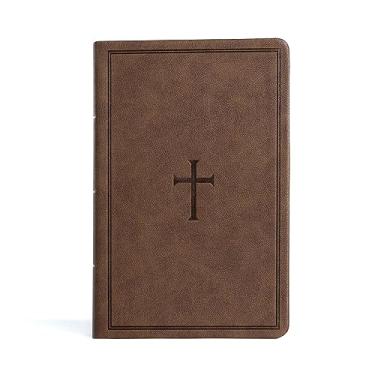 Imagem de CSB Large Print Personal Size Reference Bible, Brown Leathertouch: Csb Personal Size Reference Bible, Brown Leathertouch