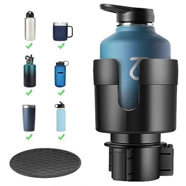Imagem de TYKOR Expansor de suporte de copo de carro, extensor de suporte de copo para carro com base ajustável, serve para Yeti 24/36/1,304 g, Hydroflask 32/1,134 g, garrafas grandes em 7,6 cm - 9,9 cm