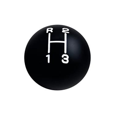 Imagem de DEWHEL Alavanca de câmbio de 3 velocidades de alumínio preta 5/16"-24 compatível com Jeep CJ T90 T14 T15 T150 150 1941-1978 branco