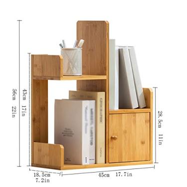 Imagem de KIZQYN Estante Ware Estante de mesa Estante de armazenamento de mesa de escritório prateleira de itens para quarto banheiro caixa de armazenamento de cosméticos estante