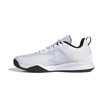 Imagem de adidas Tênis masculino Courtflash Speed, Branco/Preto/Branco, 44