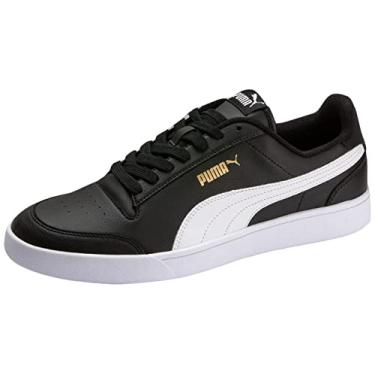 Imagem de Tênis Shuffle Bdp, Puma, Adulto-Unissex, Preto/Branco/Dourado, 41