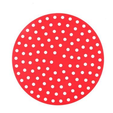 Imagem de Protetor silicone fritadeira airfryer redondo 19 cm - Unyhome, vermelh