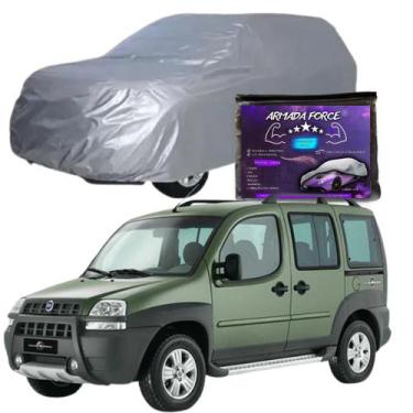 Imagem de Capa De Cobrir Carro Doblo Adventure Forrada Impermeável Armada Force 