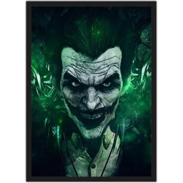 Imagem de Quadro Decorativo Joker Batman Coringa Heróis Geek Decorações Com Mold