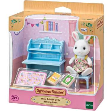 Imagem de Conjunto escrivaninha menina coelho neve sylvanian families - epoch