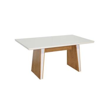 Imagem de Mesa de Jantar Retangular Italia 1,60x0,90cm - Móveis São Carlos, Frei