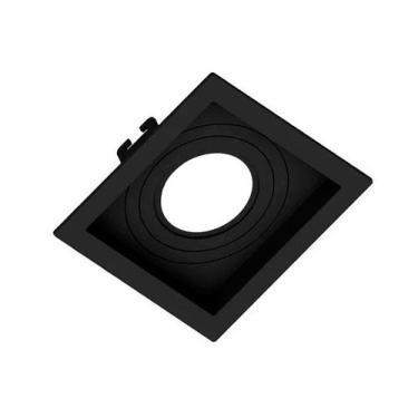 Imagem de Spot de Embutir PAR20 Recuado Quadrado Preto - Decorium