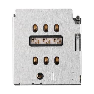 Imagem de Risidamoy Substituição de leitor de cartão SIM único para iPhone 8 Plus, adaptador de slot para cartão SIM, cabo flexível para iPhone 8Plus versão dos EUA, reparo de telefone celular, peças de