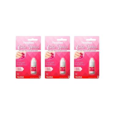 Imagem de Cola Para Unhas Postiças Three Bond 5G - Kit Com 3Un