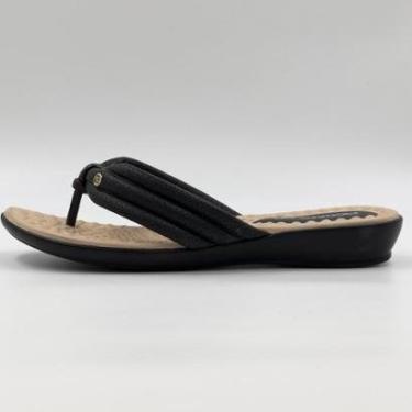 Imagem de Tamanco Piccadilly De Dedo Tira Larga Rasteiro Feminino-Feminino