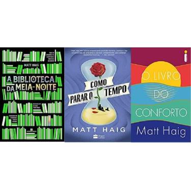 Imagem de kit 3 livros Matt Haig A Biblioteca da Meia-Noite + Como parar o tempo