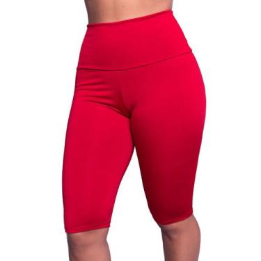 Imagem de Bermudão Fitness Vekyo Modas Feminino Suplex Liso Short Roupa de Acade