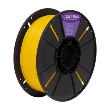 Imagem de Filamento Para Impressora 3D - ABS Amarelo - 1Kg - 1,75mm - Voolt3D