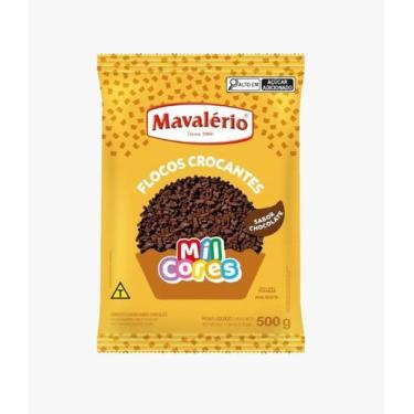 Imagem de Flocos Sabor Chocolate Crocante 500g - Mavalerio - Mavalerio 